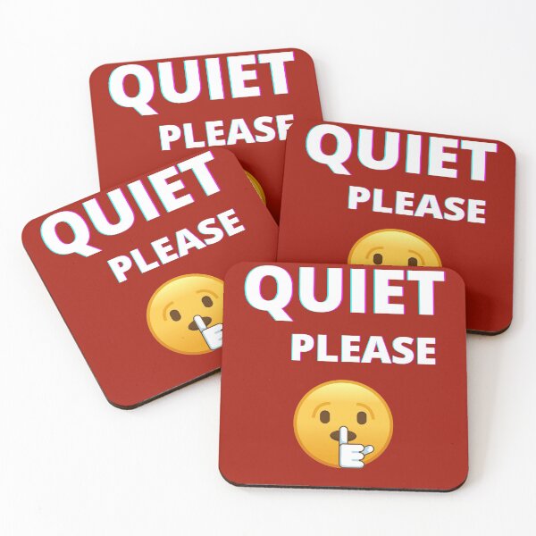 Item preview,   Quiet Please designed and sold by BhavyaBathla.