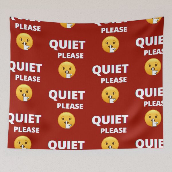 Item preview,   Quiet Please designed and sold by BhavyaBathla.