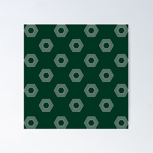 Item preview, Green Hexagon pattern designed and sold by BLMcreations.