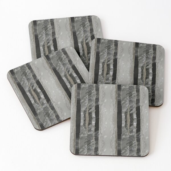 Item preview, Stripes  Grey Glitch Graphic Art Artist Jenny Meehan  designed and sold by Jenny Meehan Art Prints and Patterns  .