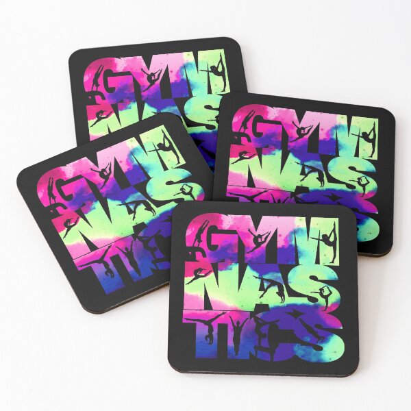 Item preview, Gymnastics - Gymnast Silhouettes And Retro Text 2 designed and sold by Chubuter.