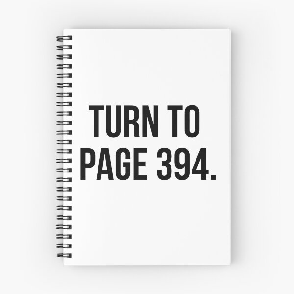 Item preview, Turn to Page 394 quote designed and sold by MerlinTea.