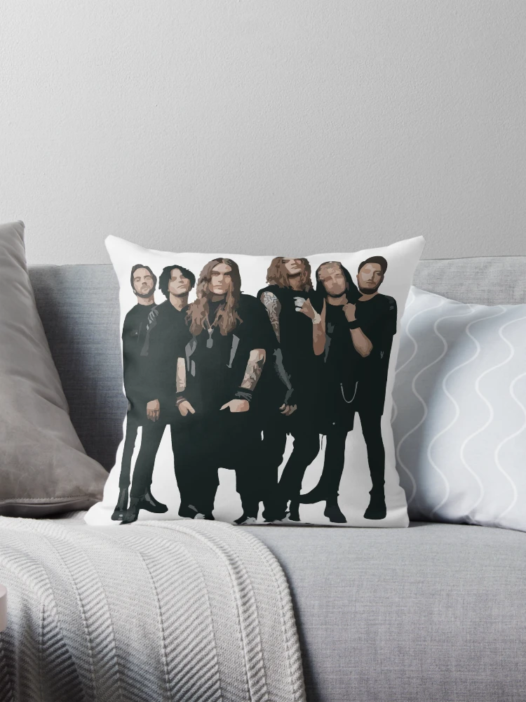 Aperçu 1 sur 4. Coussin avec l'œuvre Blind Channel créée et vendue par 4thcode.