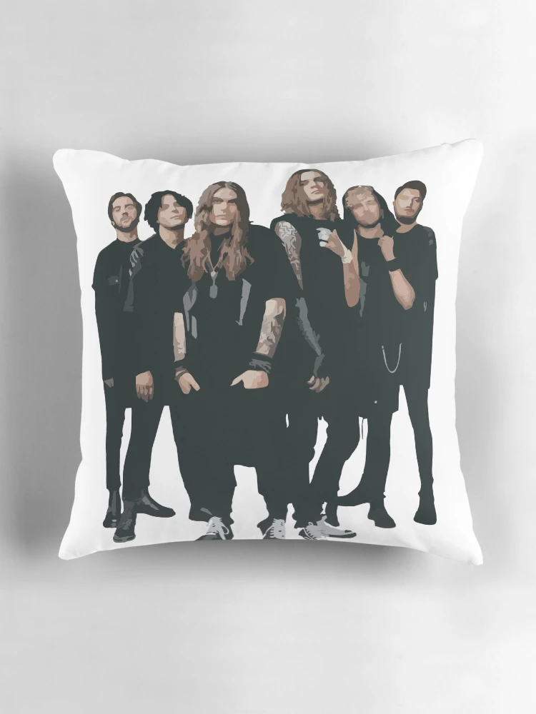 Aperçu 3 sur 4. Coussin avec l'œuvre Blind Channel créée et vendue par 4thcode.