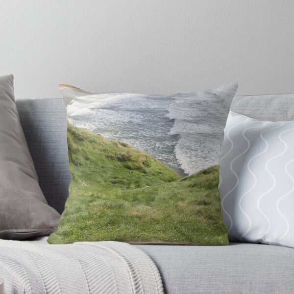 Aperçu de l'œuvre vue, plage, falaises, Ballybunion, banc créée et vendue par morrbyte.