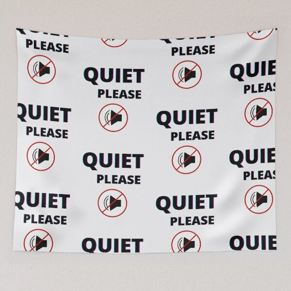 Item preview,  Quiet Please designed and sold by BhavyaBathla.