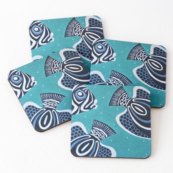 Item preview, juvenile emperor angel fish patterns, Exotic Fish Collection designed and sold by ban-yo.