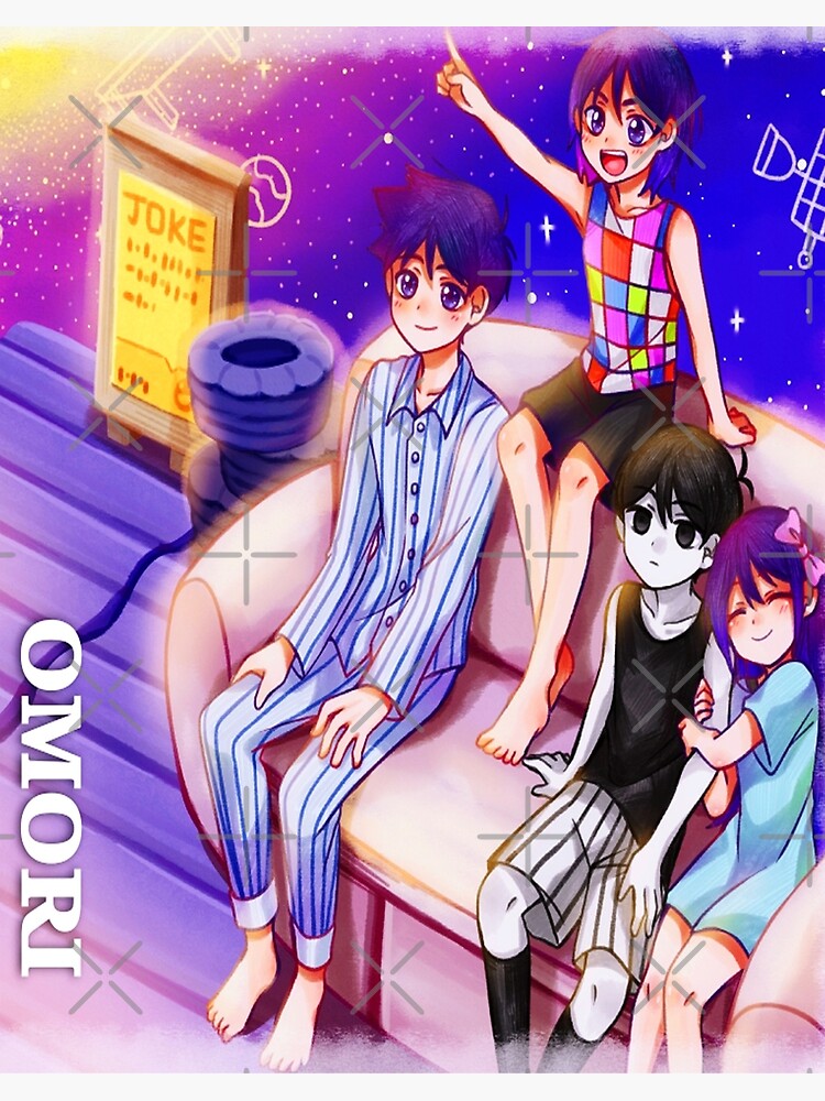 Omori Mari And Sunny Tshirt - Omori Game Clothing - Omori Sticker | Poster