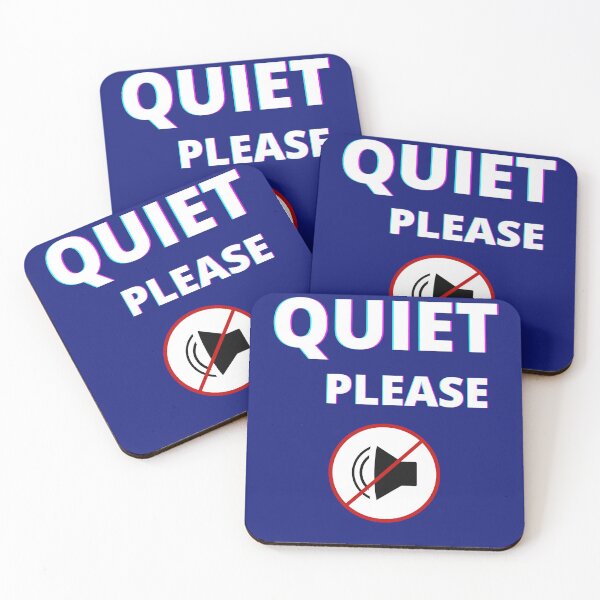 Item preview,   Quiet Please designed and sold by BhavyaBathla.
