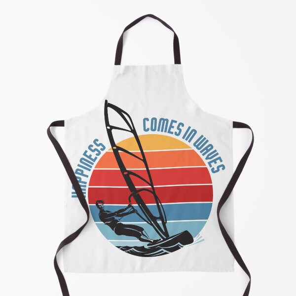 Item preview, Happiness Comes In Waves - Wind Surfing Life designed and sold by cotros.