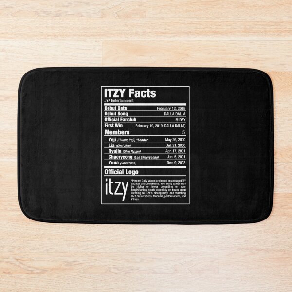 Item preview, ITZY Kpop Nutritional Facts 2 designed and sold by skeletonvenus.