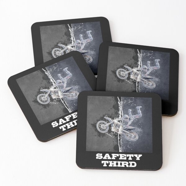 Item preview, Safety Third Sarcastic and Funny Dirt Biking Motocross designed and sold by elvisg03.