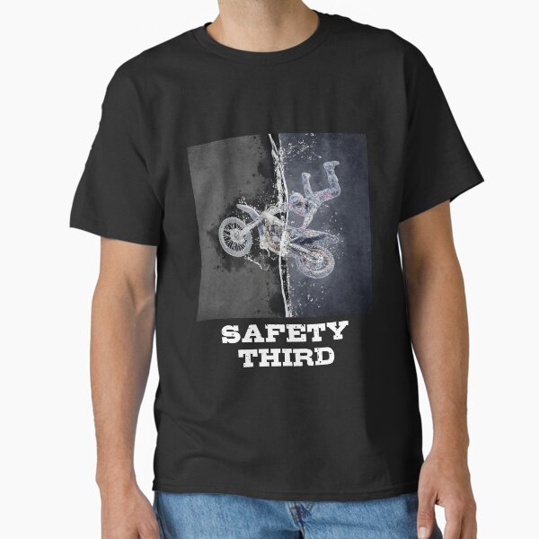 Artikel-Vorschau von Safety Third Sarkastisches und lustiges Dirt Biking Motocross, designt und verkauft von elvisg03.