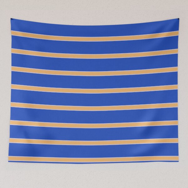 Item preview, Blue and beige stripes designed and sold by chihuahuashower.