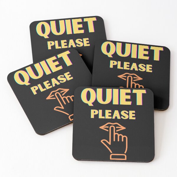 Item preview,   Quiet Please designed and sold by BhavyaBathla.