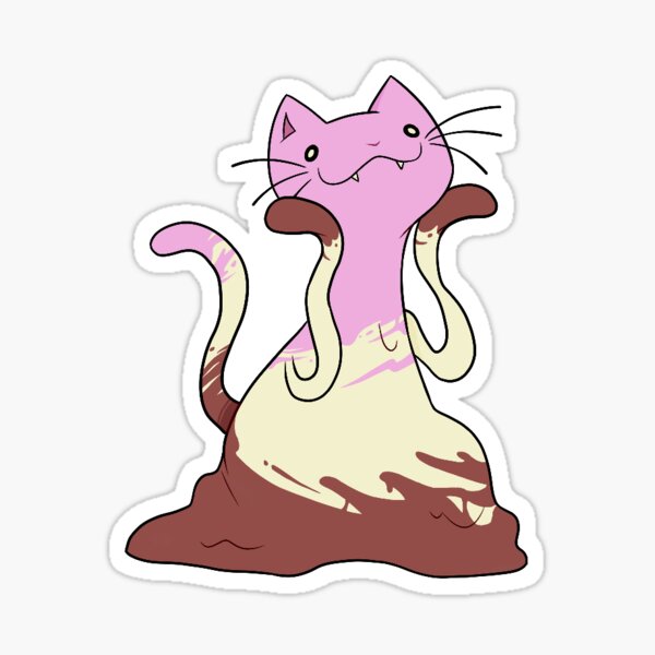 Ice Cream Kitty Sticker