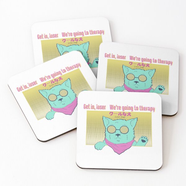 Item preview, Dog wearing sunglasses inviting you to go to therapy  designed and sold by AmpawPawp.