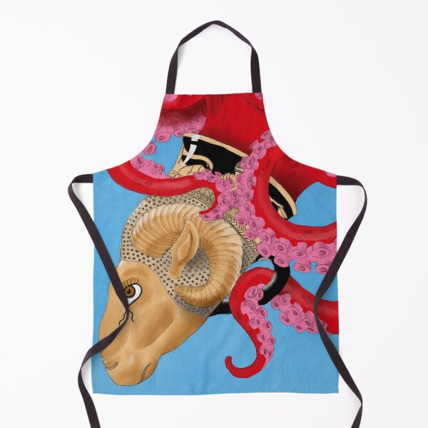 Item preview, Octopus with Greek pottery designed and sold by LeahHa.