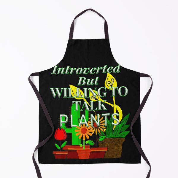 Item preview, Introverted but willing to talk plants-Just Plants-Gift Idea designed and sold by GuitarZan's.