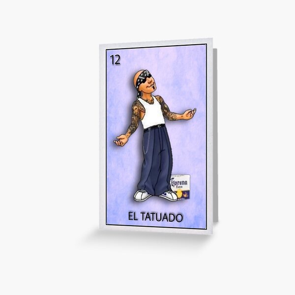 El Tatuado Greeting Card