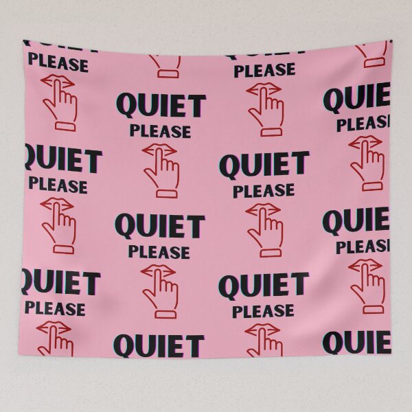 Item preview, Quiet Please designed and sold by BhavyaBathla.
