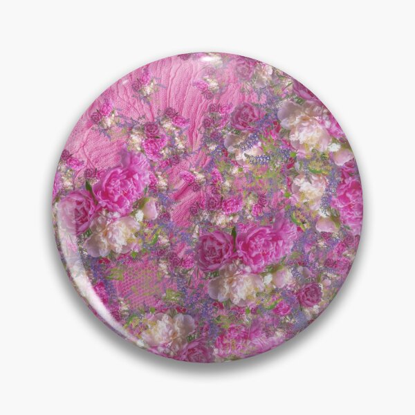 Item preview, Pink Peony Bouquet and Lace Ditsy Pattern Seamless designed and sold by cozycaroline.