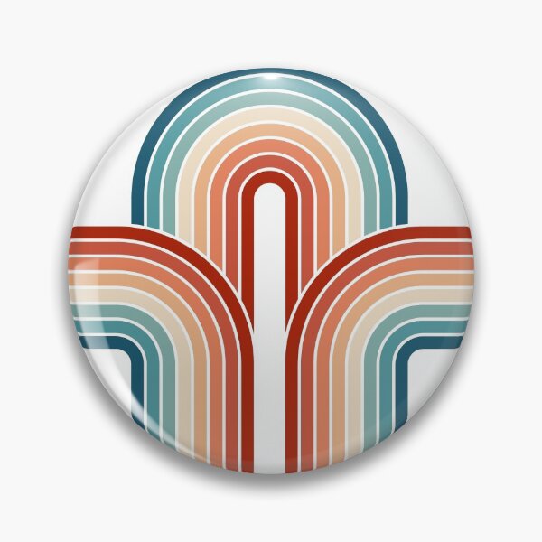 Item preview, Colorful triple retro arches designed and sold by BattaAnastasia.