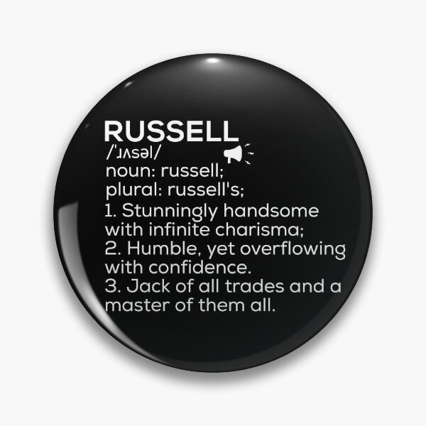 Item preview, Definición de nombre Russell designed and sold by Teelogic.