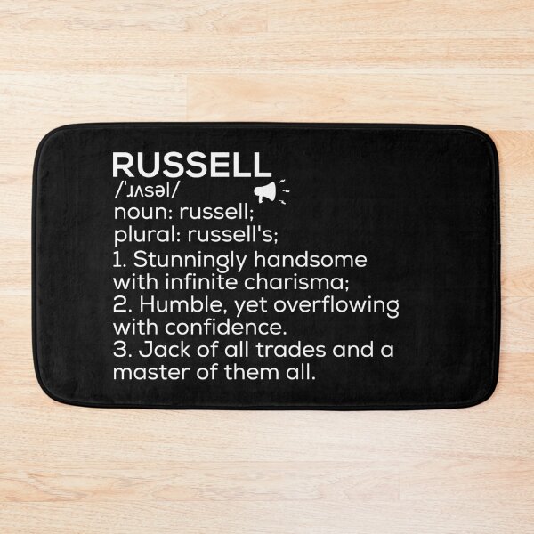 Item preview, Russell Name Definition designed and sold by Teelogic.