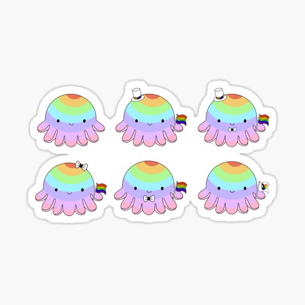Pride Octopus Collection Sticker