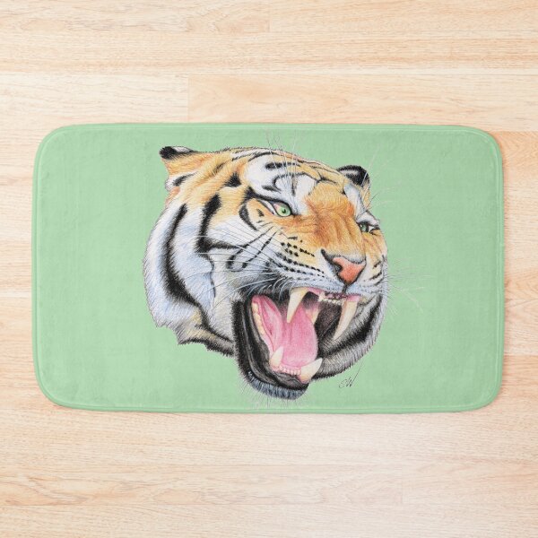 Item preview, Tiger (green) designed and sold by SandraWarmerdam.