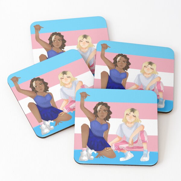 Item preview, Kuina and Chishiya Trans flag :) designed and sold by Iaquo.