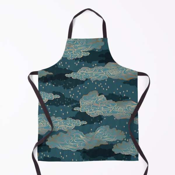 Item preview, Clouds and Stars {Golden and Blue} designed and sold by Cecilia Mok.