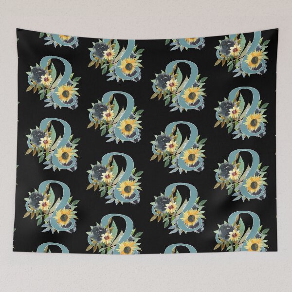 Item preview, Leo Horoscope Zodiac Blue Sunflower Design designed and sold by Bumblefuzzies.