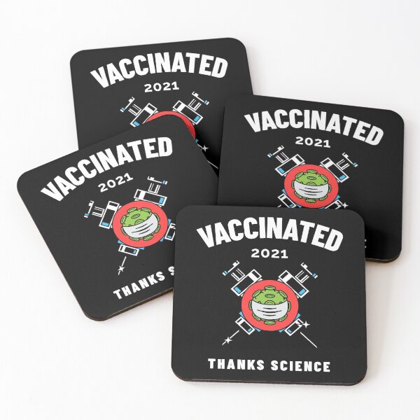 Item preview, Vaccinated 2021 - Thanks Science designed and sold by SportingSpoil.