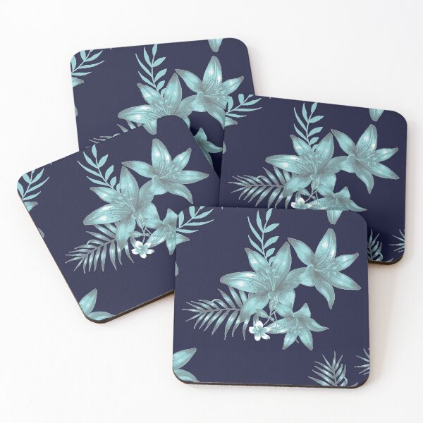 Item preview, Neon Turquoise flowers designed and sold by EK EXCLUSIVE.