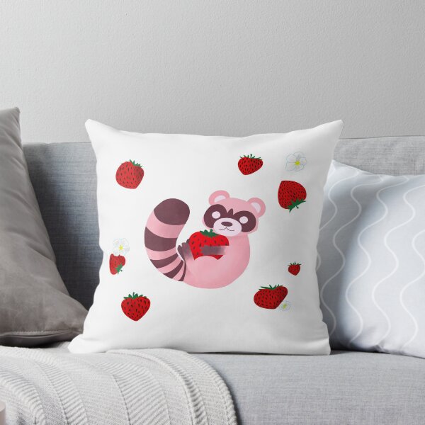 Item preview, Strawberry Raccoon designed and sold by IamtheMint.