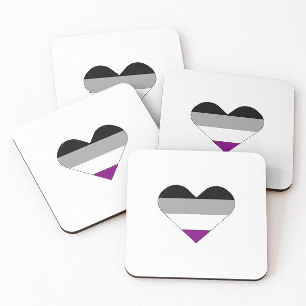 Item preview, Asexuality heart symbol - aseual ace pattern heart shape designed and sold by mrsupicku.