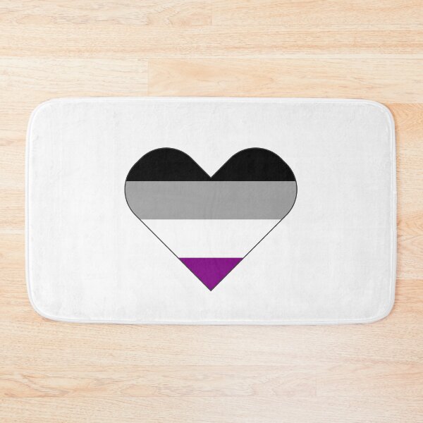 Item preview, Asexuality heart symbol - aseual ace pattern heart shape designed and sold by mrsupicku.