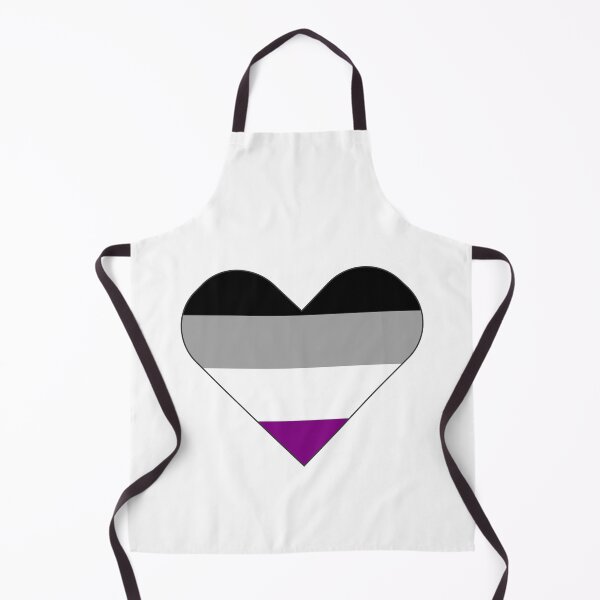 Item preview, Asexuality heart symbol - aseual ace pattern heart shape designed and sold by mrsupicku.