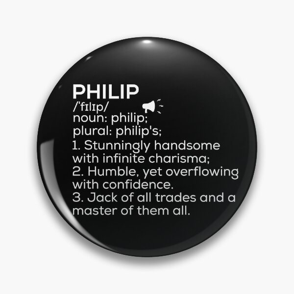 Item preview, Philip Name Definition designed and sold by Teelogic.
