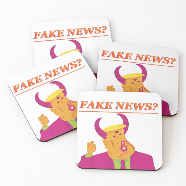 Item preview, Fake News Devil Trump designed and sold by Ginger  Illustrations.