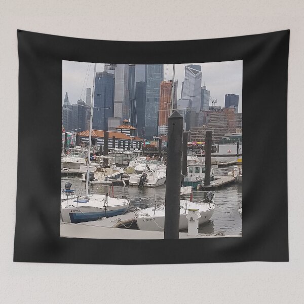 Item preview, Skyscrappers And Boats Sharing Space designed and sold by marvacousins246.