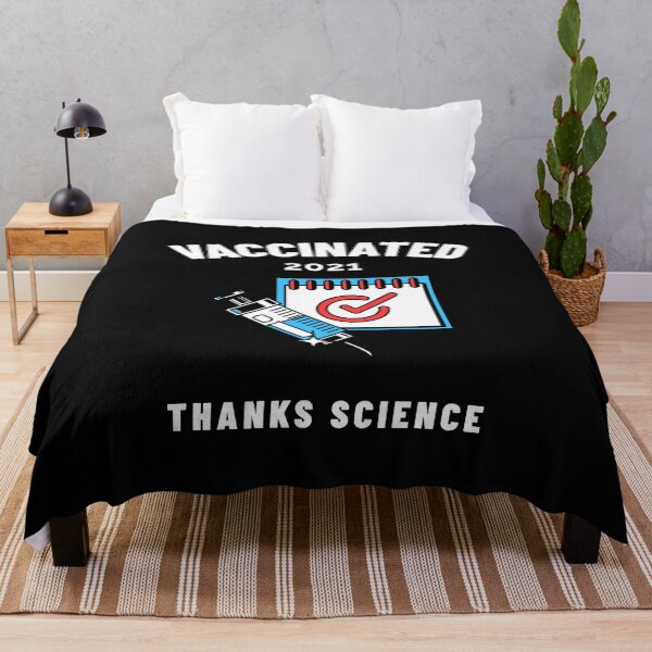 Item preview, Vaccinated 2021 - Thanks Science designed and sold by SportingSpoil.