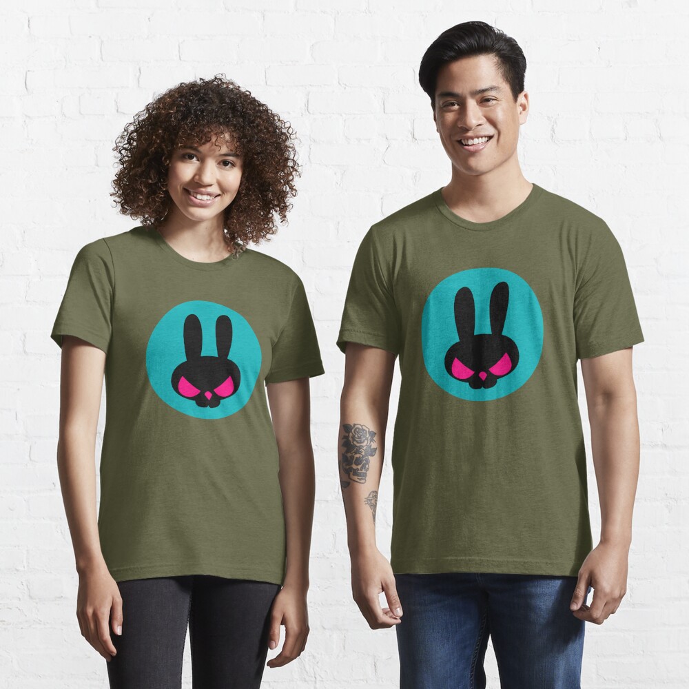 Bad Bunny Horror Inspired Graffiti T-shirt Rabbit Graphic 