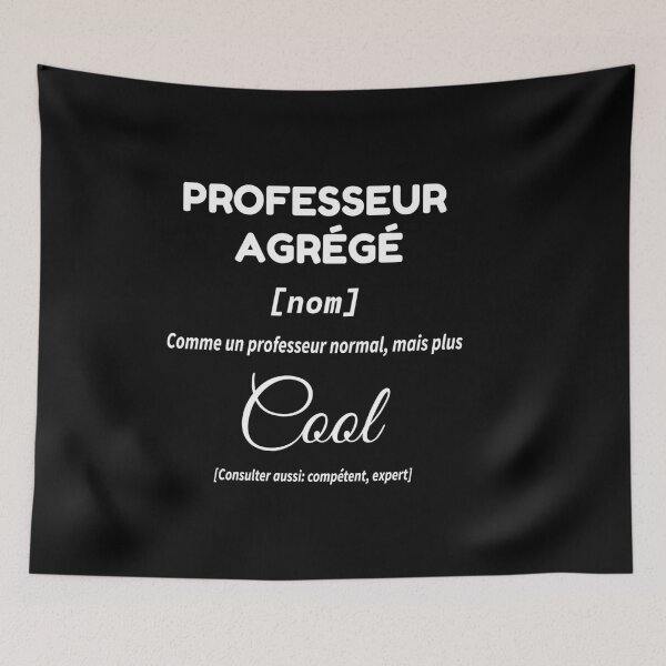 Item preview, Professeur agrégé comme un professeur normal mais plus cool designed and sold by thegiftedadult.