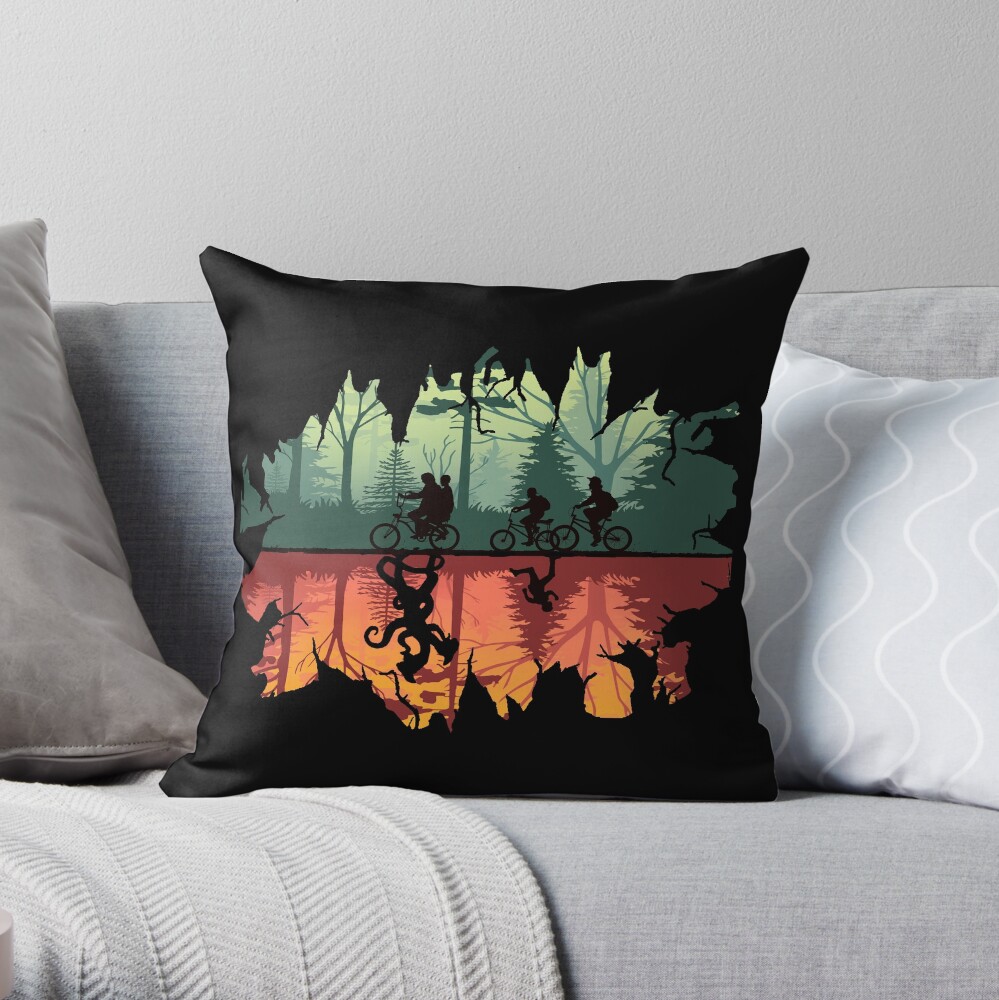 Stranger Things (The Upside Down) Throw Pillow