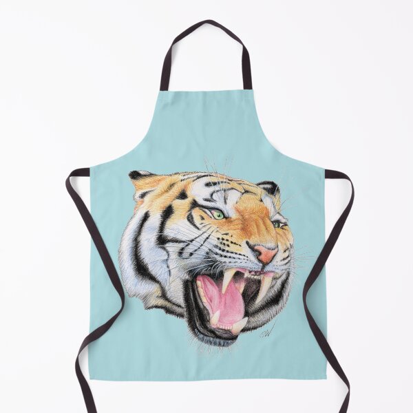 Item preview, Tiger (blue) designed and sold by SandraWarmerdam.