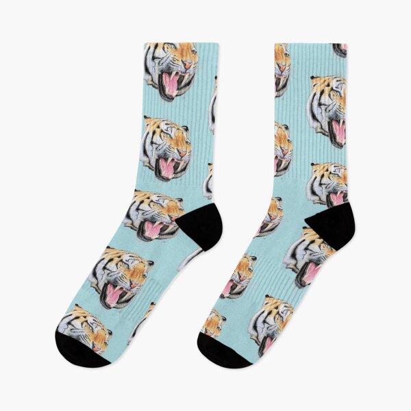 Item preview, Tiger (blue) designed and sold by SandraWarmerdam.
