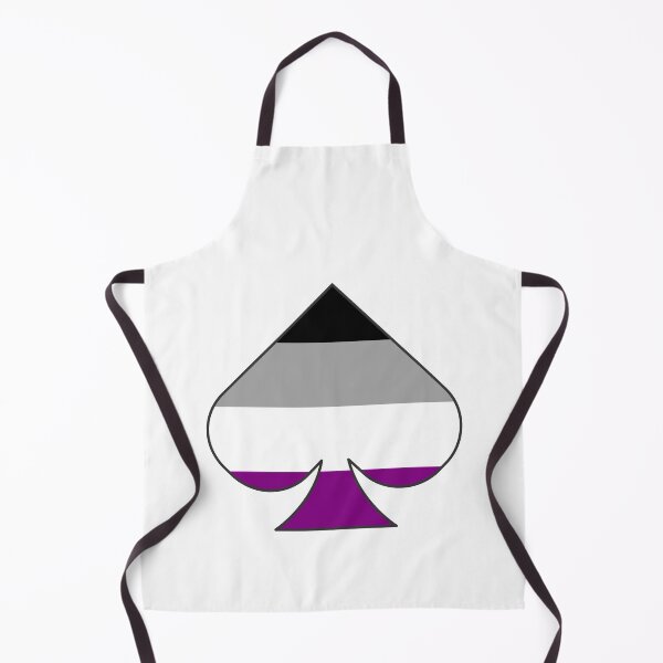 Item preview, Asexuality spade symbol - aseual ace pattern spade shape designed and sold by mrsupicku.